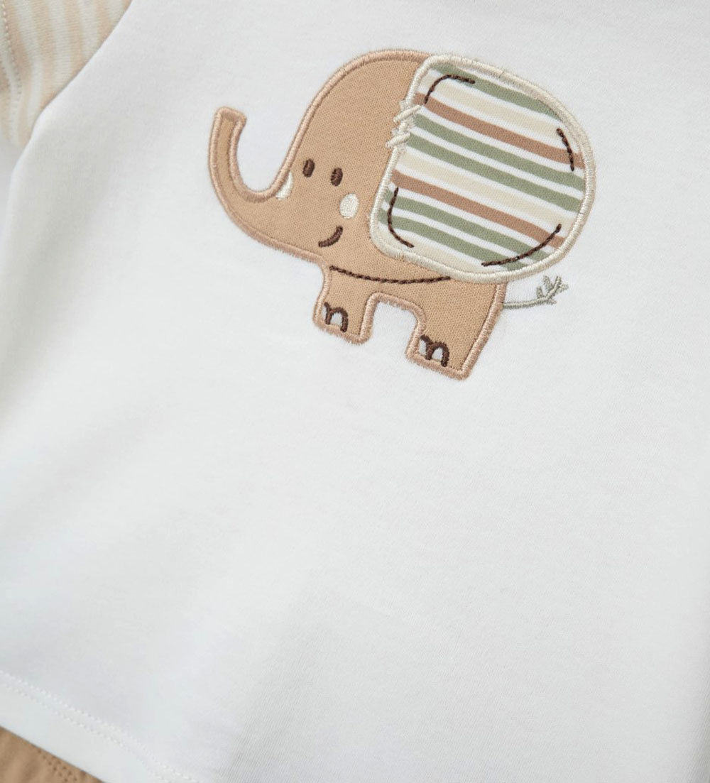 Newborn - T-shirt and shorts set White 1M