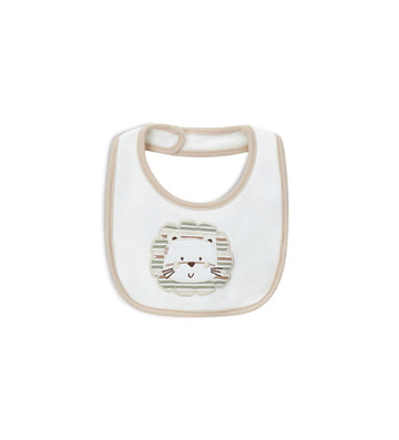 Newborn - Lion bib Off White UNI