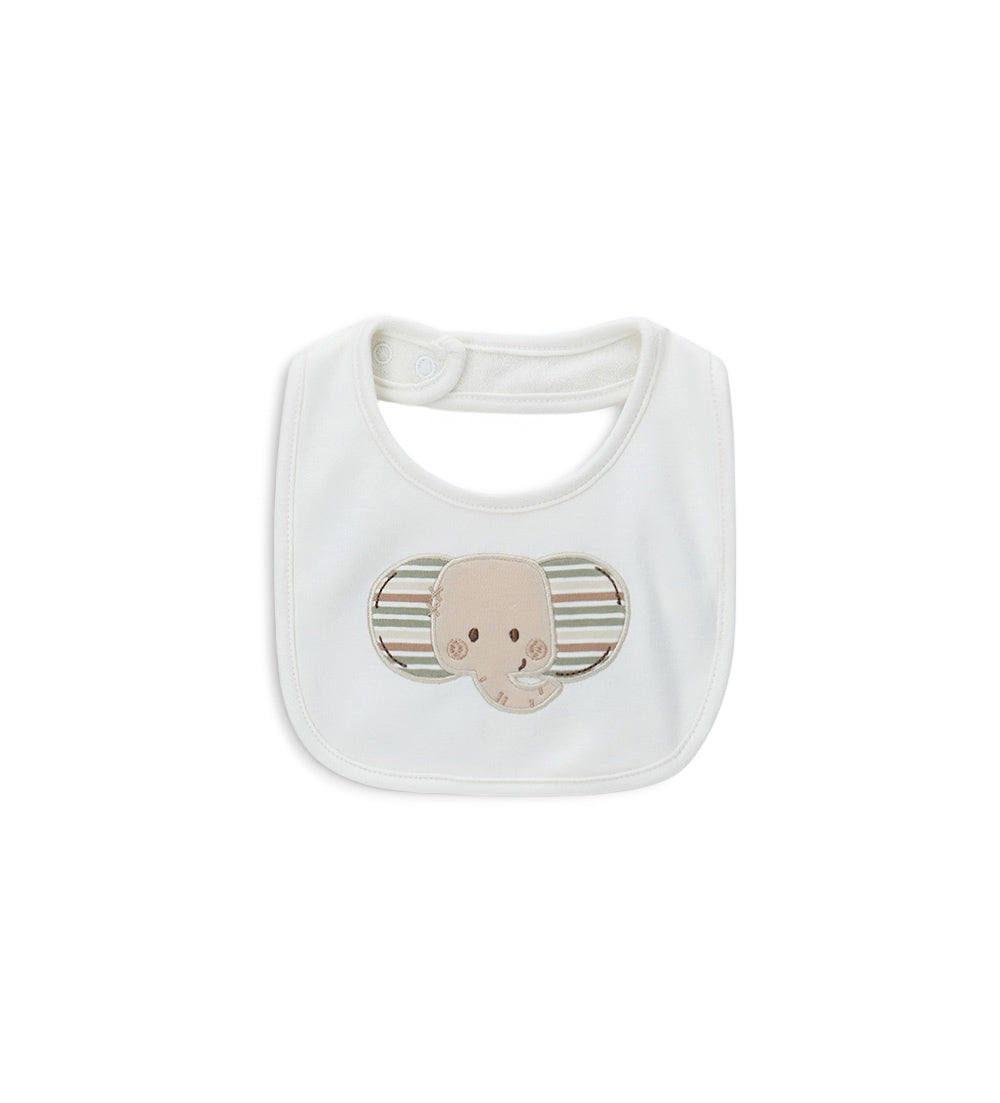 Newborn - Lion bib Off White UNI