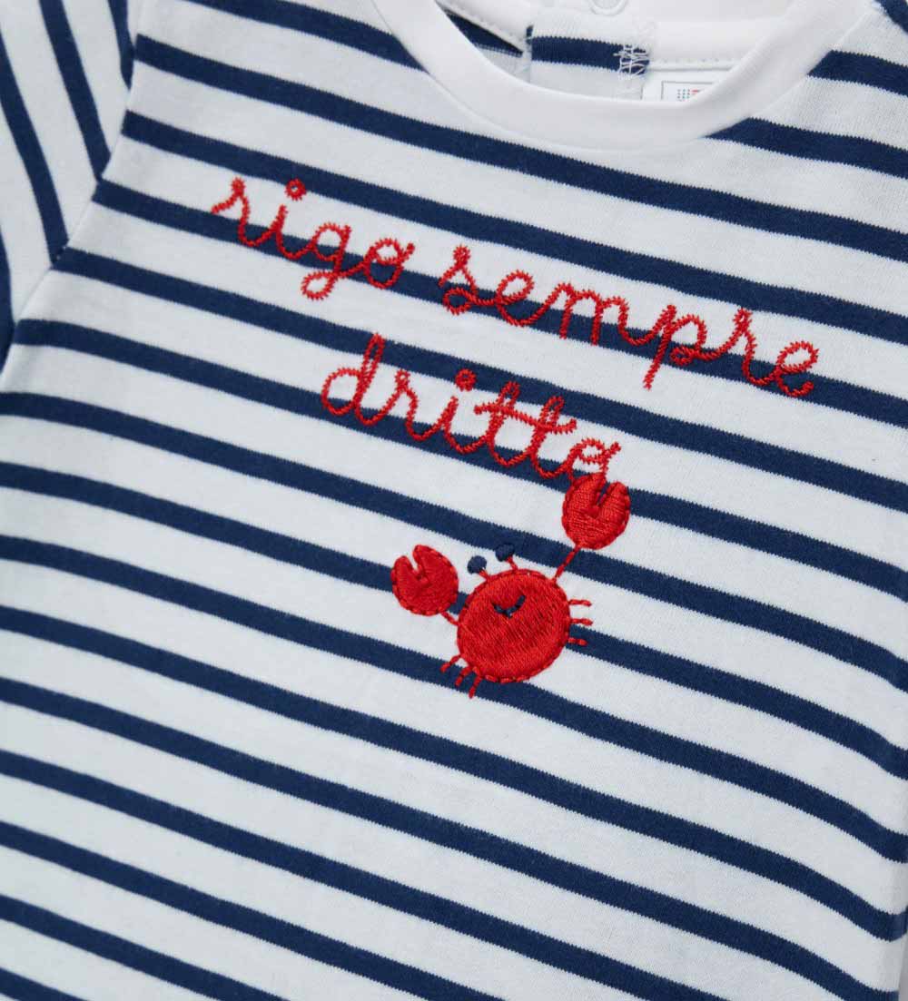 Newborn - T-shirt & bermuda shorts set 1M Blue