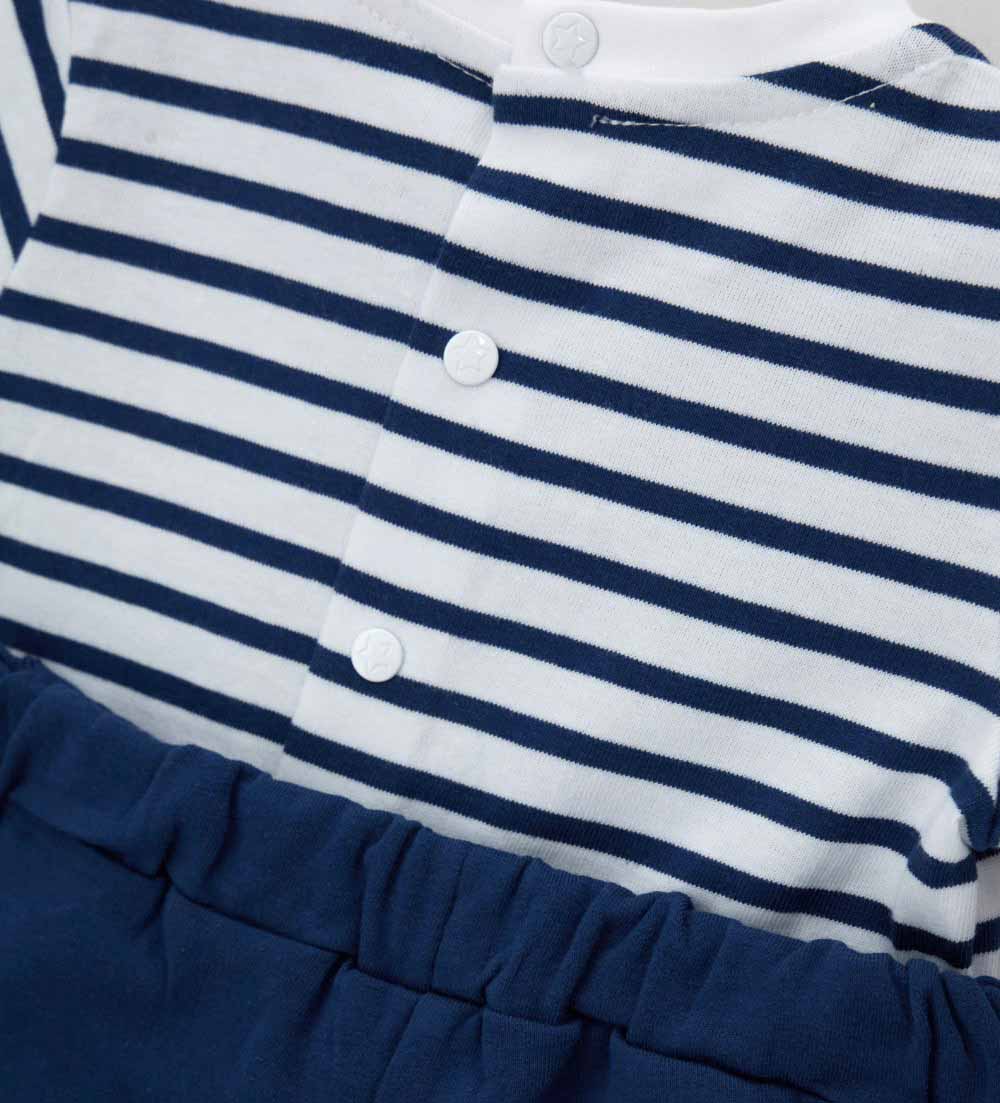 Newborn - T-shirt & bermuda shorts set 1M Blue