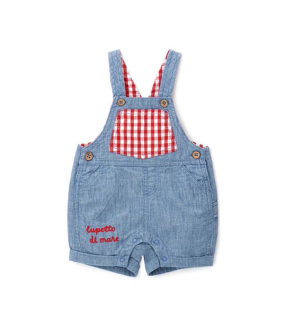 Newborn - Cotton overalls 1M Denim