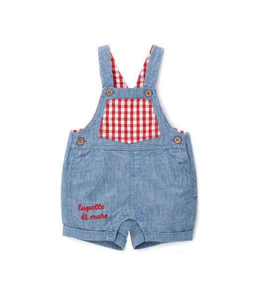 Newborn - Cotton overalls 1M Denim