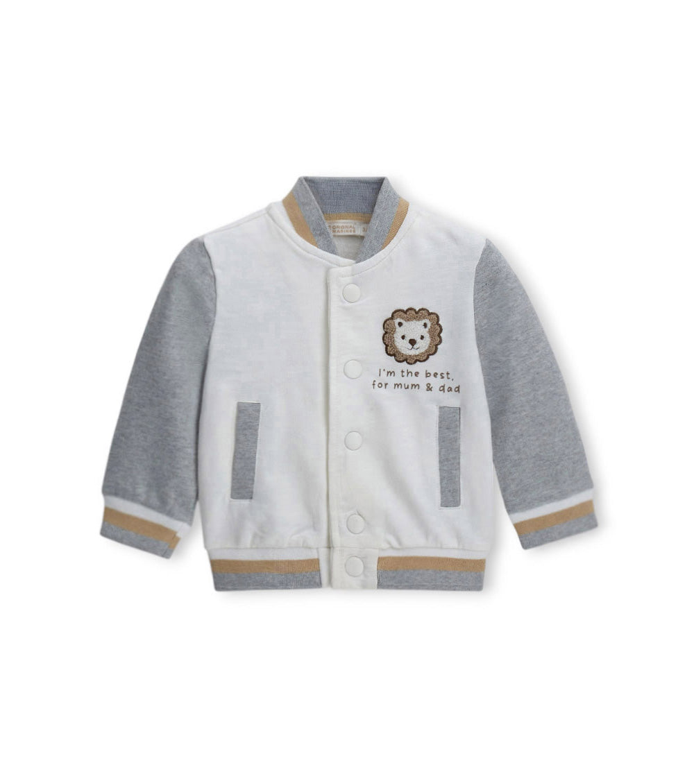 Newborn - Teddy fleece jacket 9 - 12 M Beige