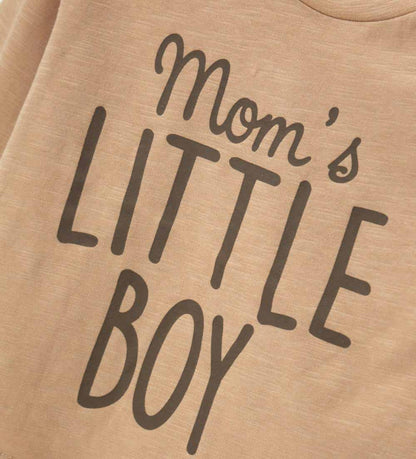 Newborn - Printed T-shirt Beige 9 - 12 M