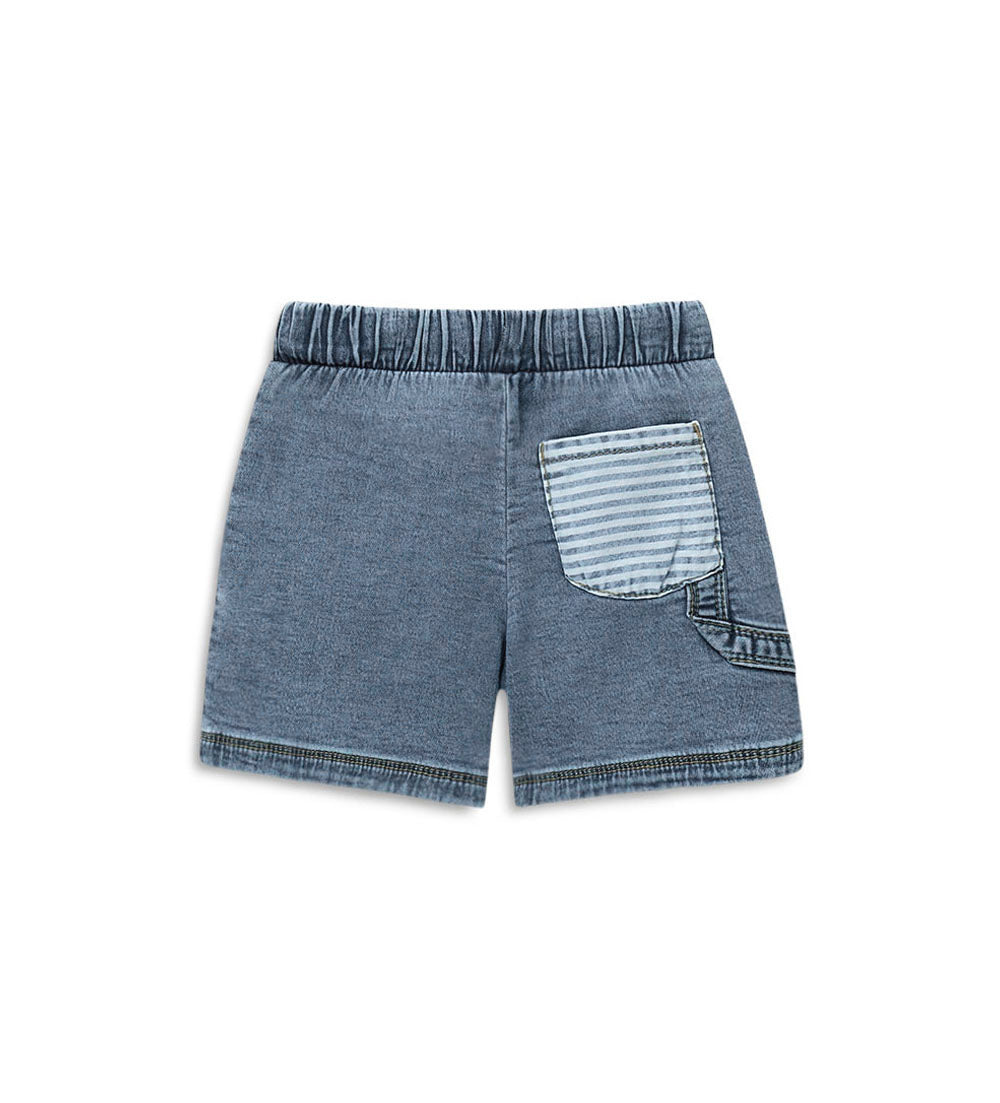 Newborn - Denim bermuda shorts Denim 9 - 12 M