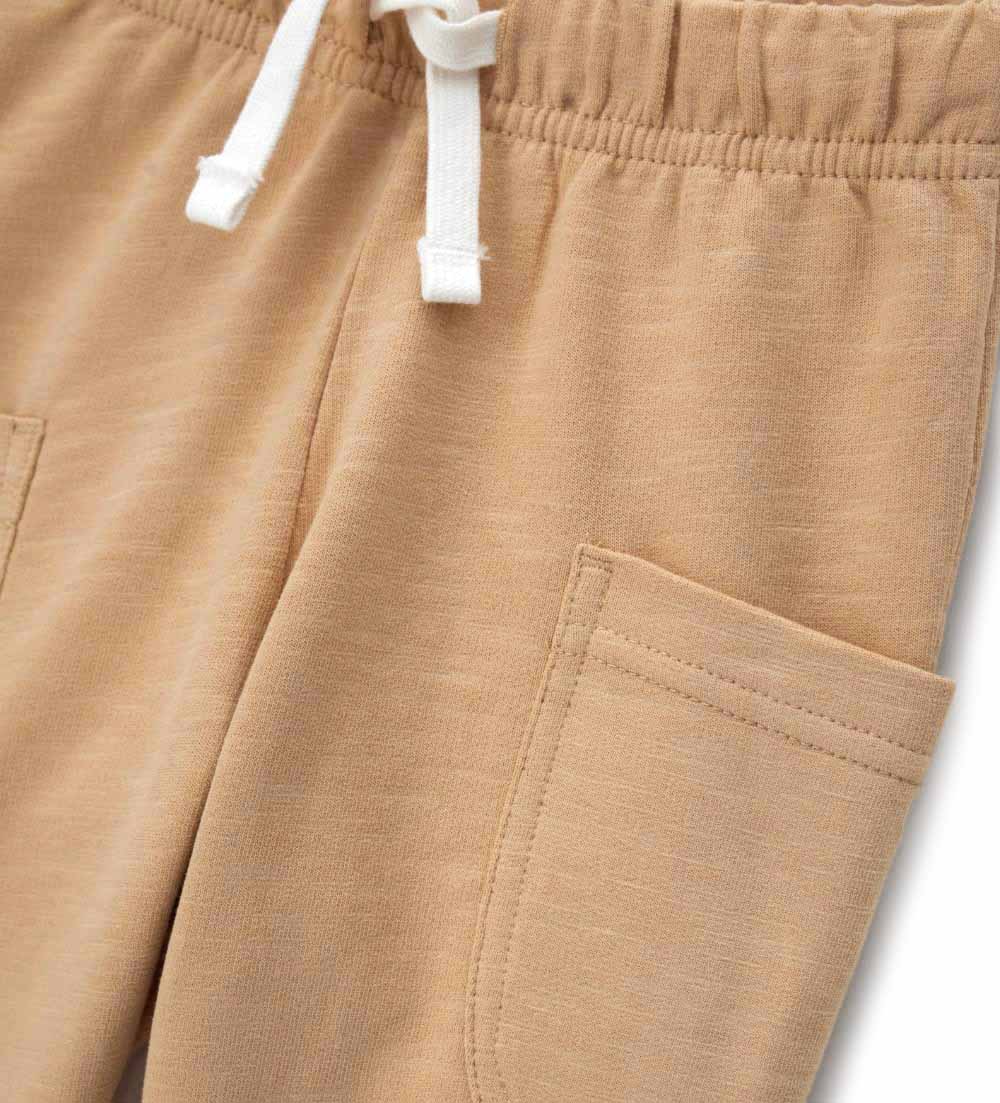 Newborn - sweatpants Beige 9 - 12 M