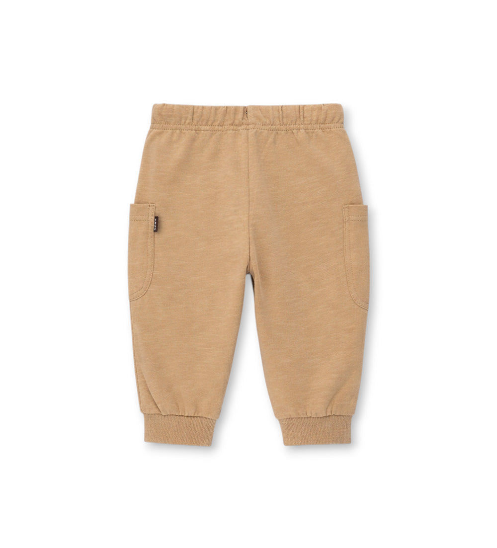 Newborn - sweatpants Beige 9 - 12 M