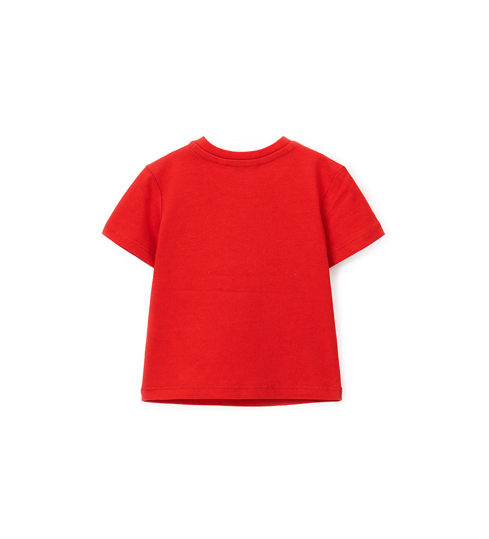 Newborn - Cotton T-shirt 9 - 12 M Blue