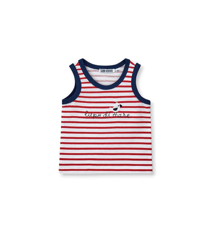 Newborn - Striped tank top 9 - 12 M Blue
