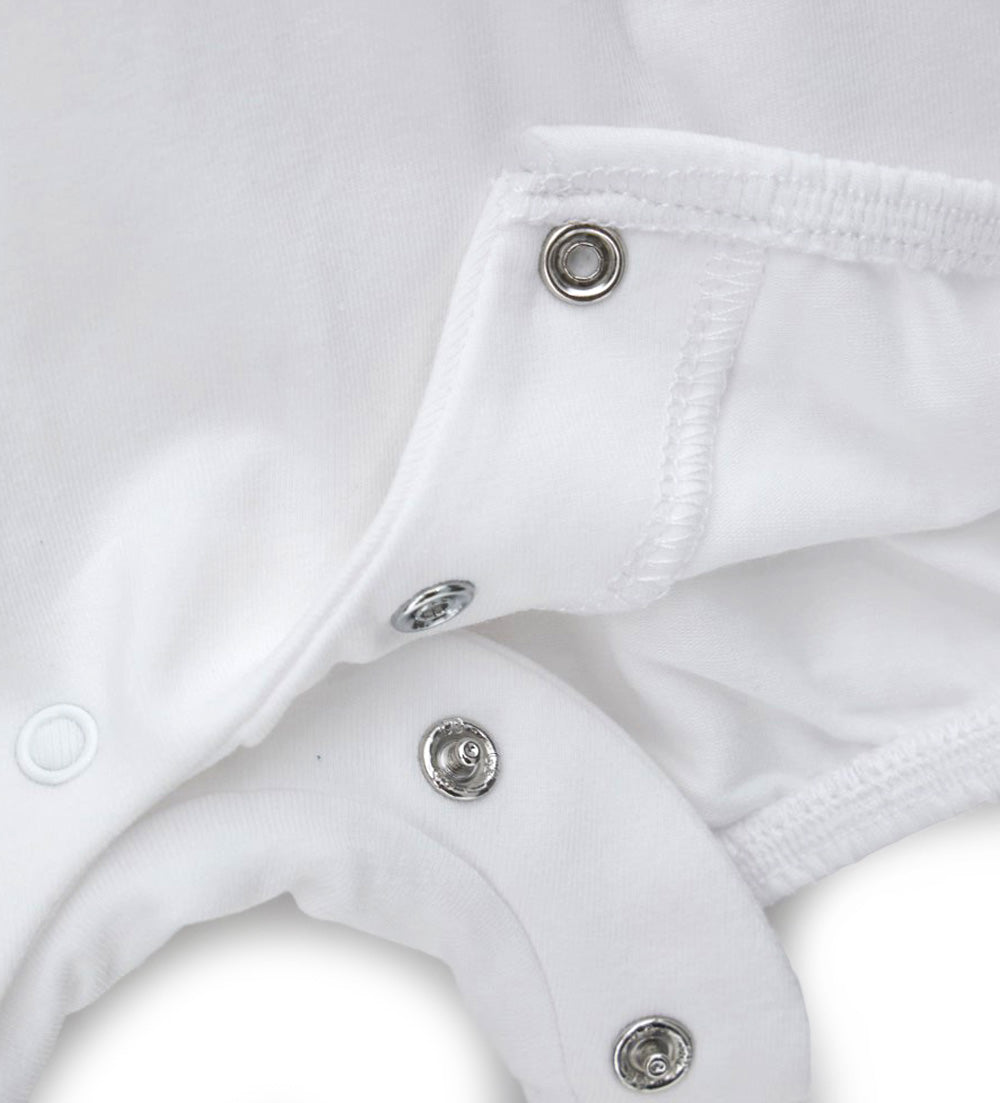 Newborn - Whale romper White 1M