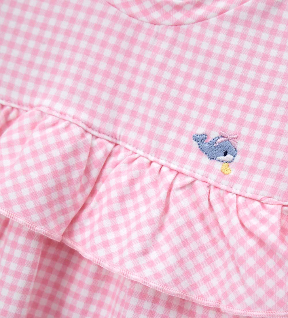 Newborn - T-shirt and bermuda shorts set Pink 1M