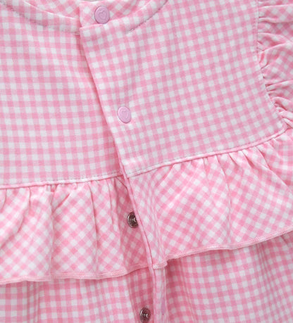 Newborn - T-shirt and bermuda shorts set Pink 1M