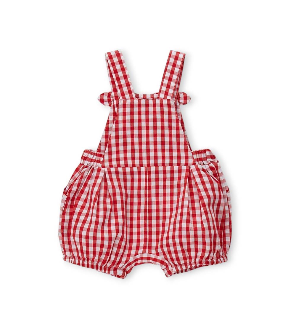 Newborn - Cotton overalls 1M Red