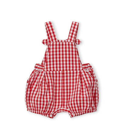 Newborn - Cotton overalls 1M Red
