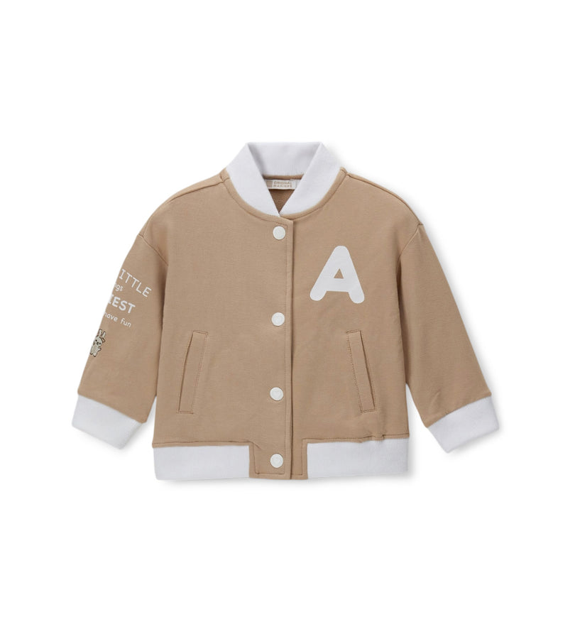 Newborn - Teddy jacket 9 - 12 M Beige