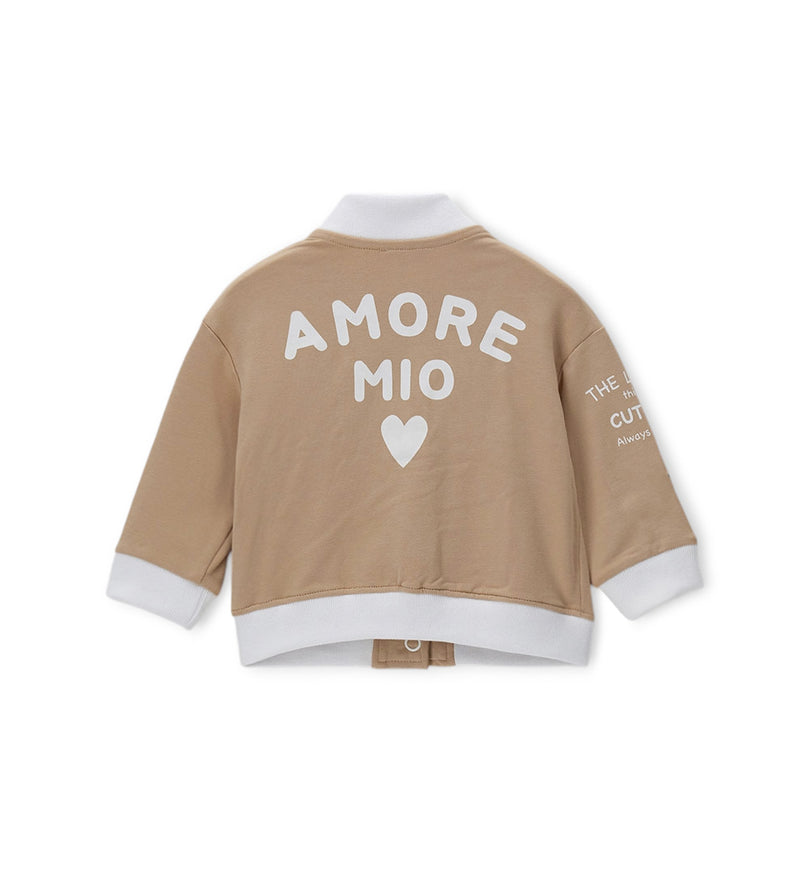 Newborn - Teddy jacket 9 - 12 M Beige