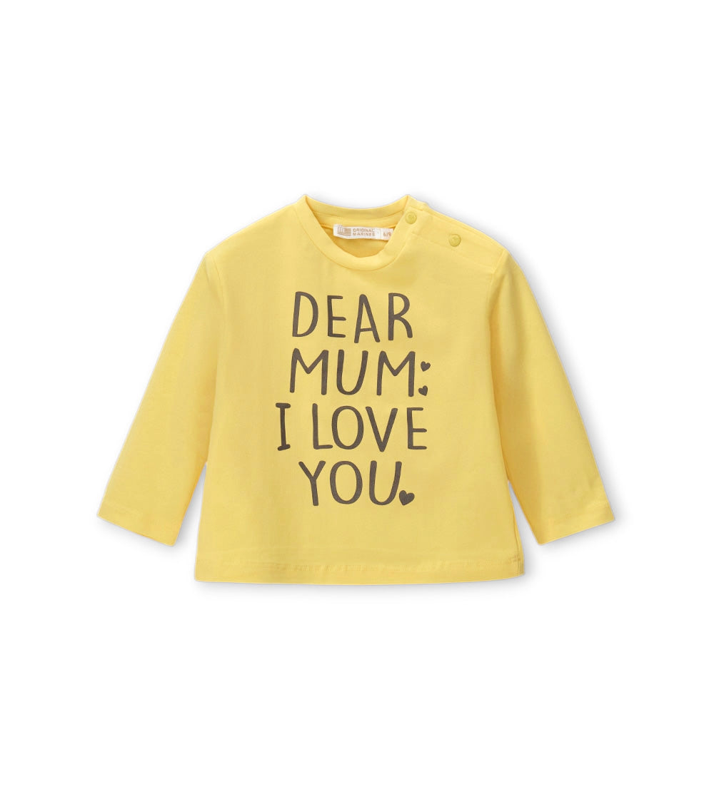 Newborn - Pearl T-shirt Yellow 9 - 12 M