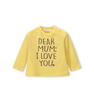 Newborn - Pearl T-shirt Yellow 9 - 12 M