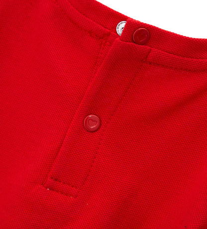 Newborn - T-shirt with ruffles 9 - 12 M Red