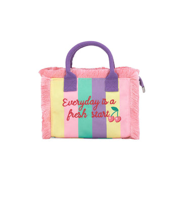 Girl - Striped bag Multicolour