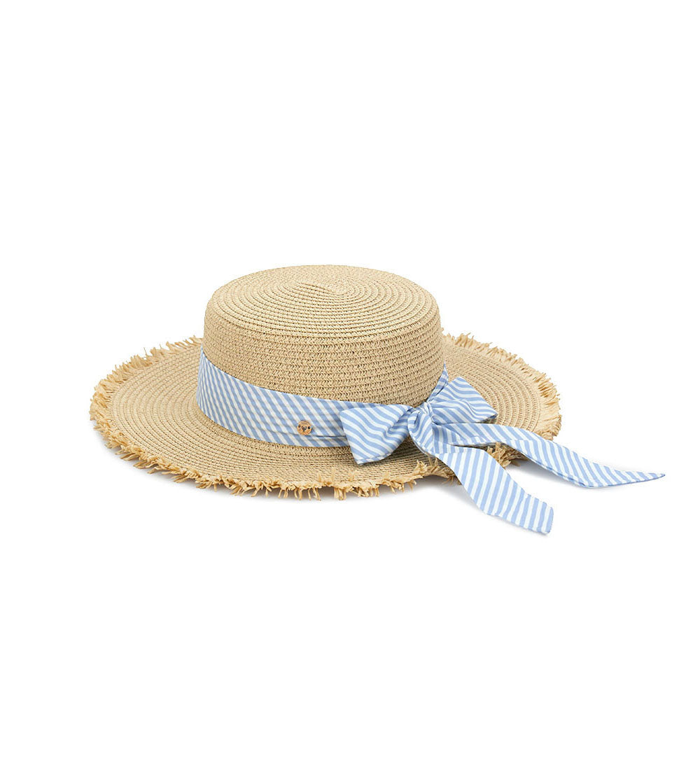 Girl - Wide-brimmed hat 13 - 14 Y Blue