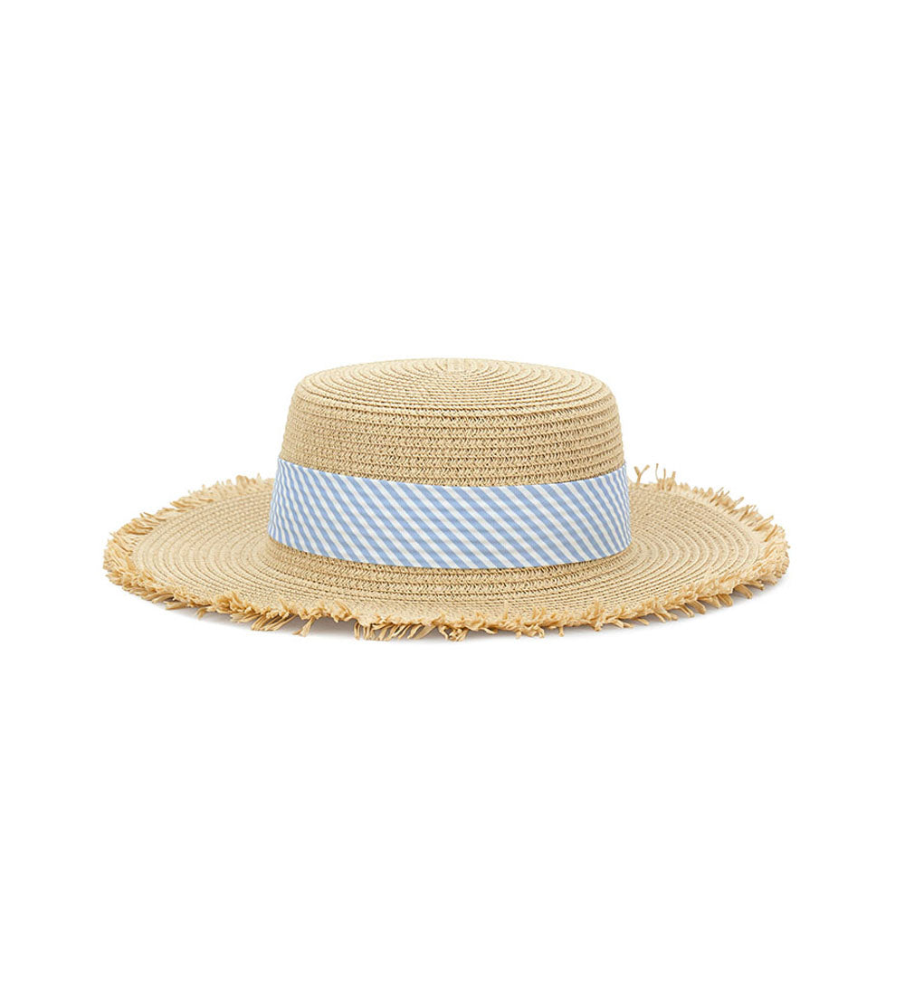 Girl - Wide-brimmed hat 13 - 14 Y Blue