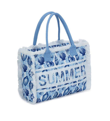 Girl - Bag with Fringes UNI Blue