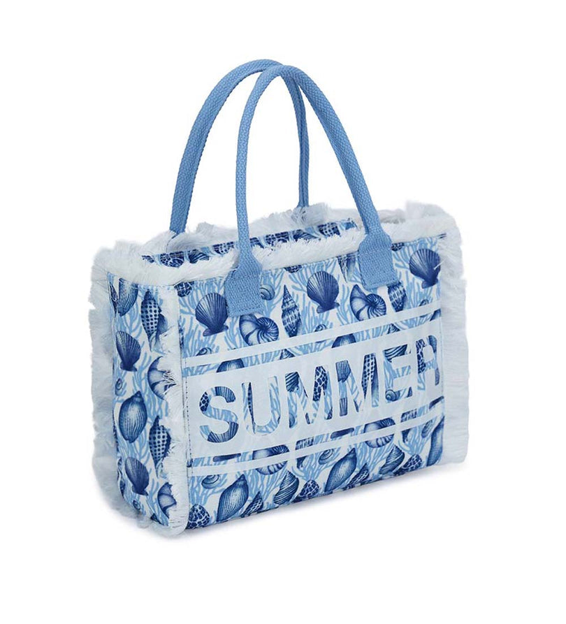 Girl - Bag with Fringes UNI Blue