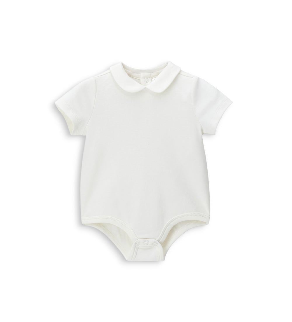Newborn - Bodysuit and overalls set Beige 1M