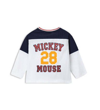 Boy - Disney V-neck T-shirt 9 - 12 M White