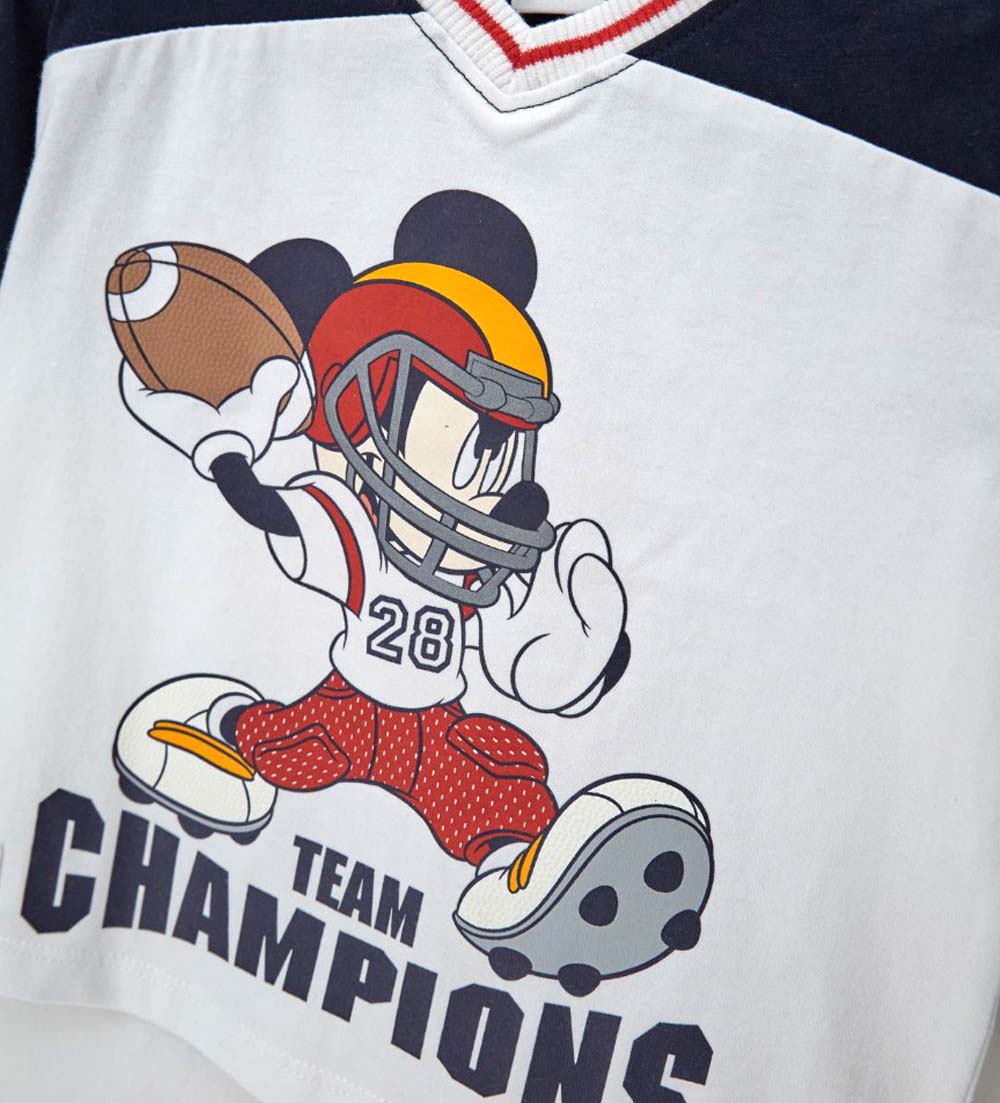Boy - Disney V-neck T-shirt 9 - 12 M White