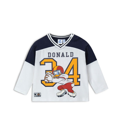 Boy - Disney V-neck T-shirt 9 - 12 M White