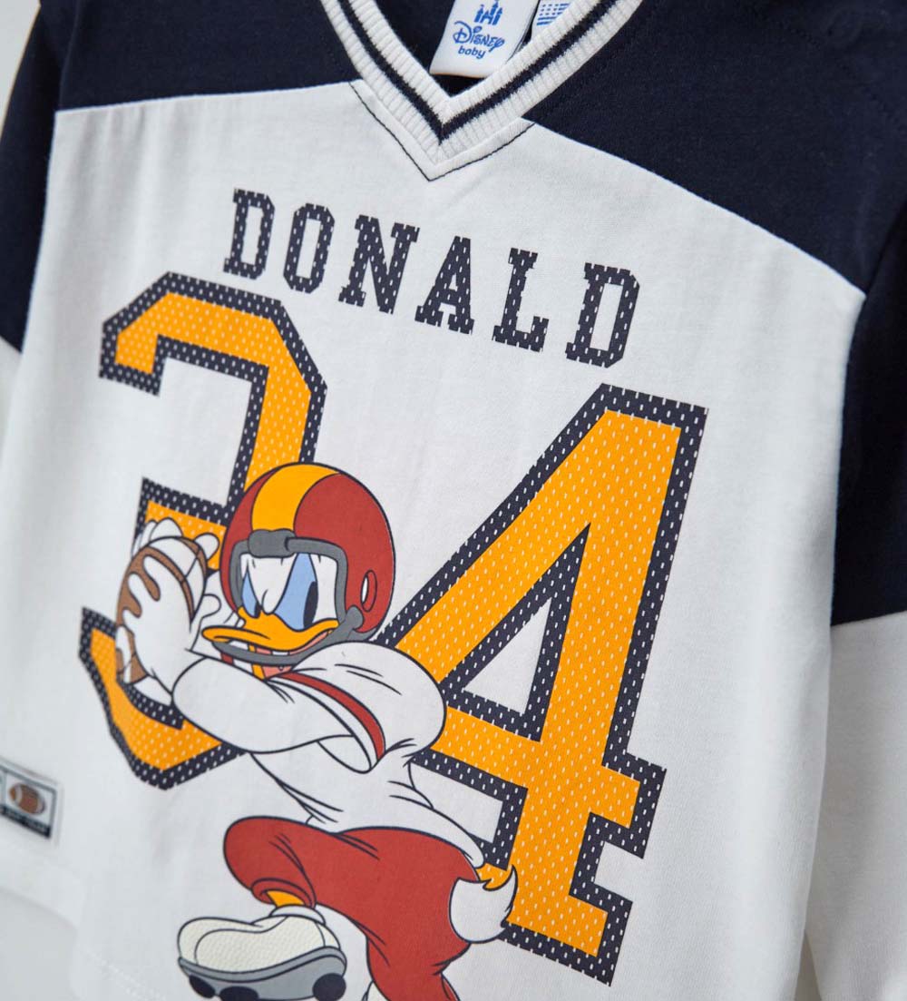 Boy - Disney V-neck T-shirt 9 - 12 M White