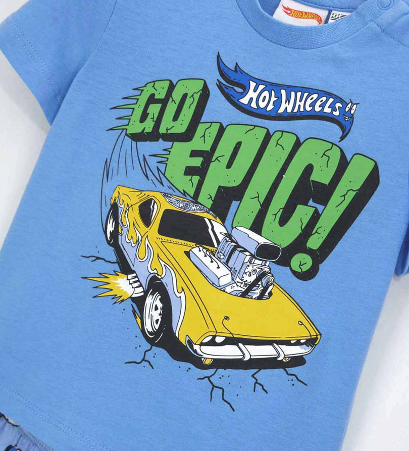Boy - Hot Wheels Pajamas 9 - 12 M White