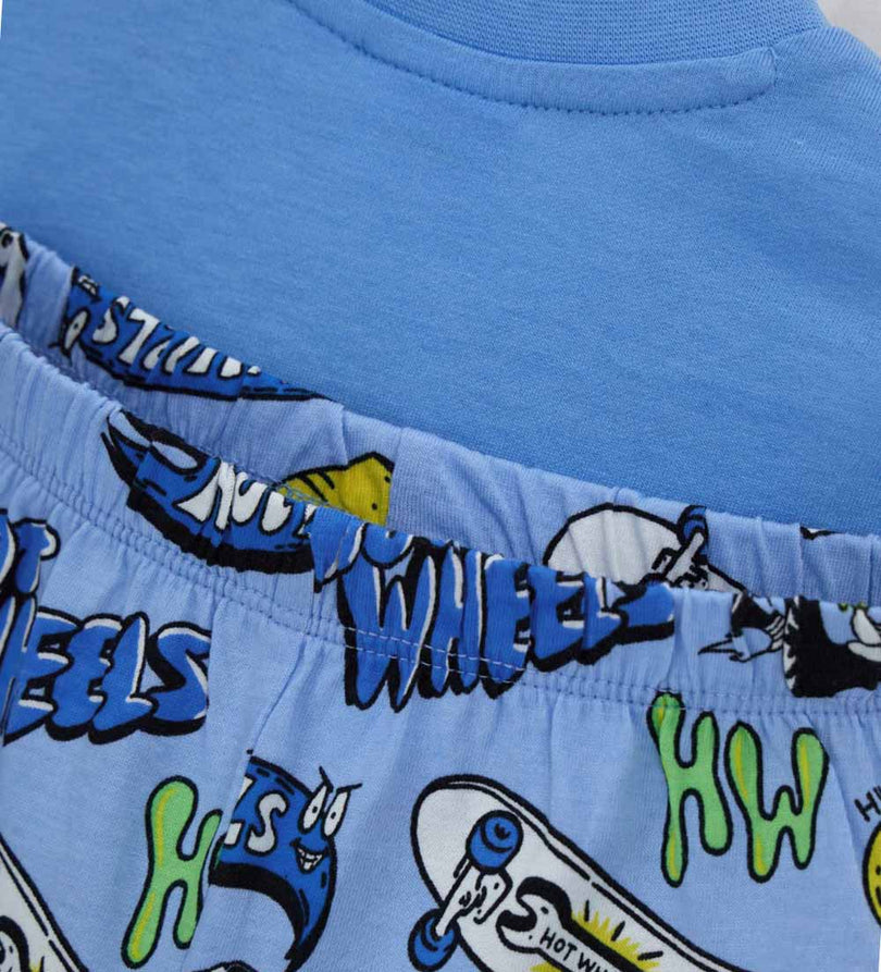 Boy - Hot Wheels Pajamas 9 - 12 M White
