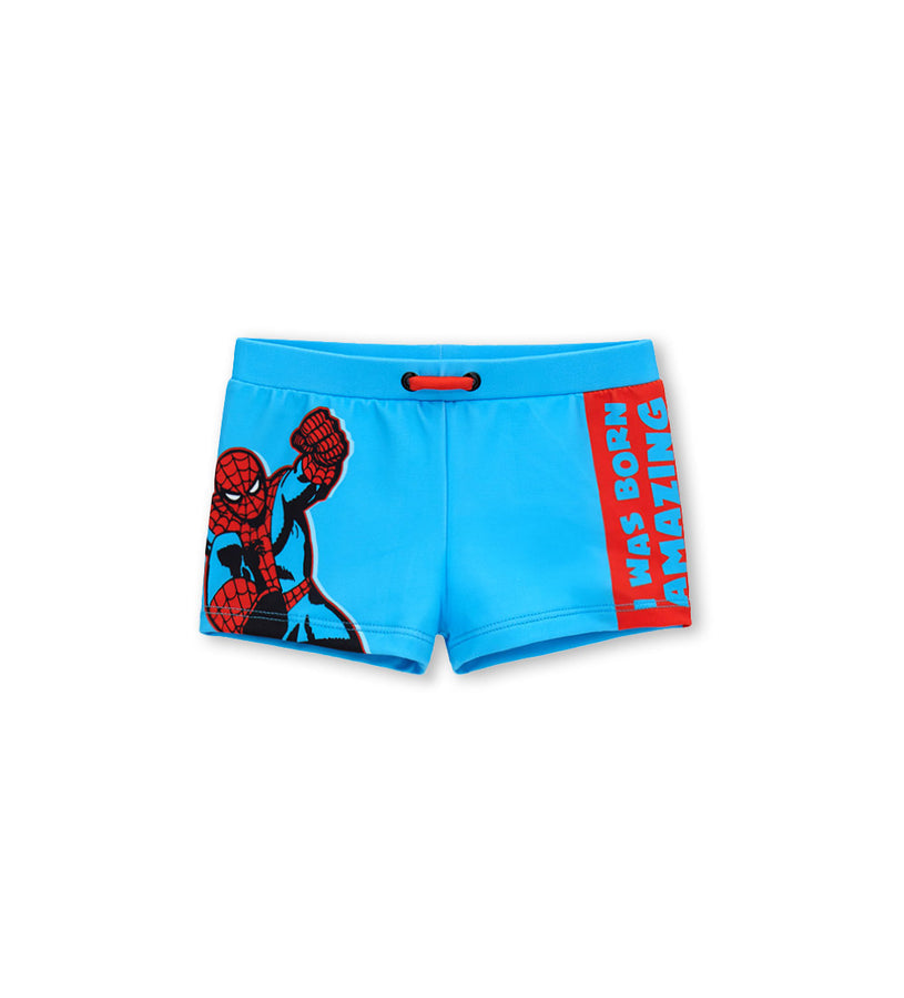Boy - Spider-Man Swim Shorts 9 - 12 M Blue