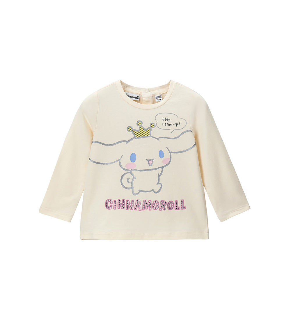Girl - Cinnamoroll cream T-shirt 9 - 12 M Beige