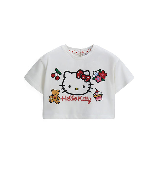 Girl - Hello Kitty T-shirt 9 - 12 M White