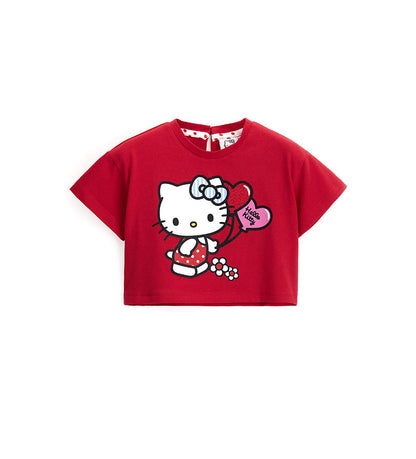 Girl - Hello Kitty T-shirt 9 - 12 M White