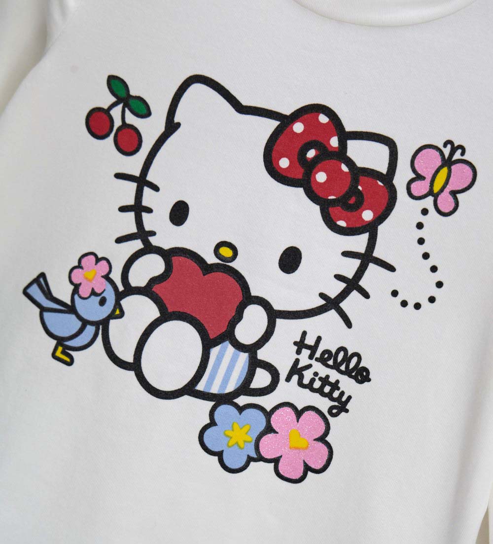 Girl - Hello Kitty Flower T-Shirt 9 - 12 M White
