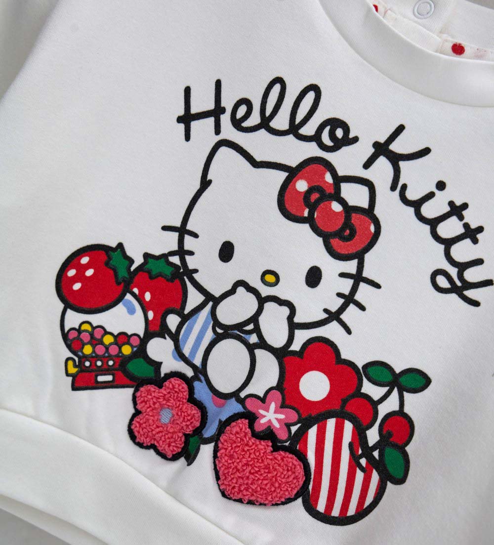 Girl - White Hello Kitty sweatshirt 9 - 12 M White