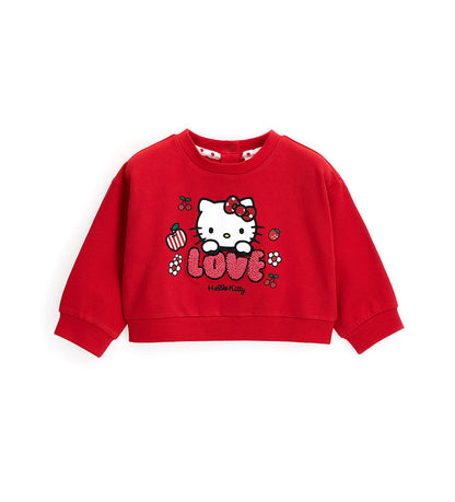 Girl - White Hello Kitty sweatshirt 9 - 12 M White