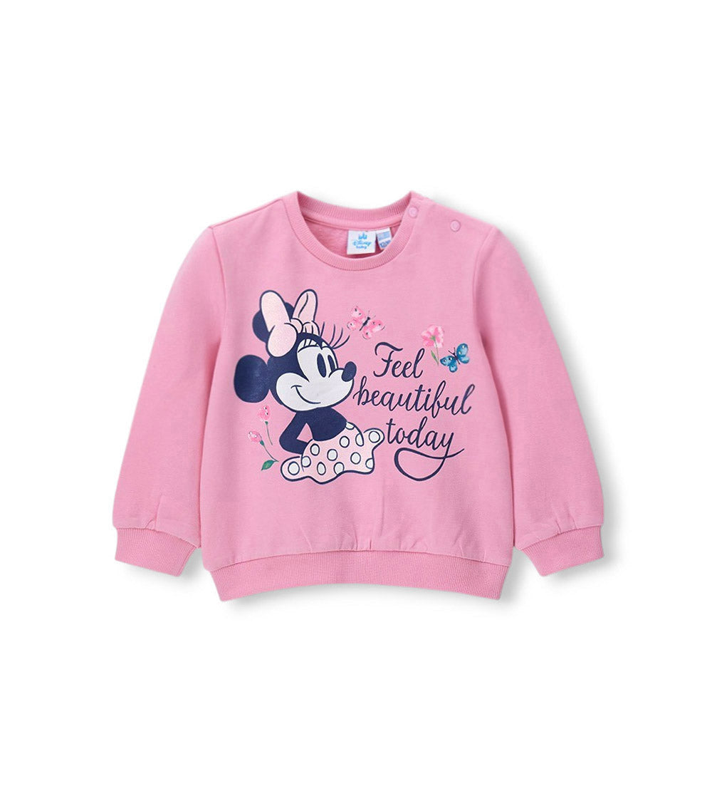 Girl - White Minnie Mouse sweatshirt 9 - 12 M White