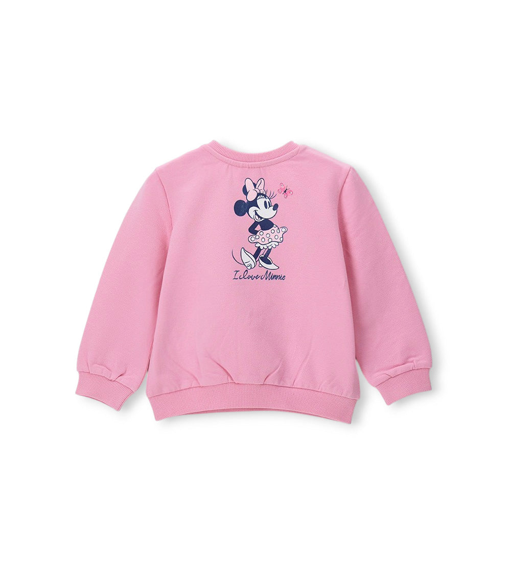 Girl - White Minnie Mouse sweatshirt 9 - 12 M White