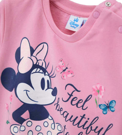 Girl - White Minnie Mouse sweatshirt 9 - 12 M White