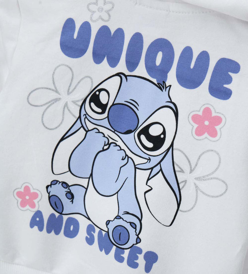 Girl - Lilo & Stitch sweatshirt 9 - 12 M White