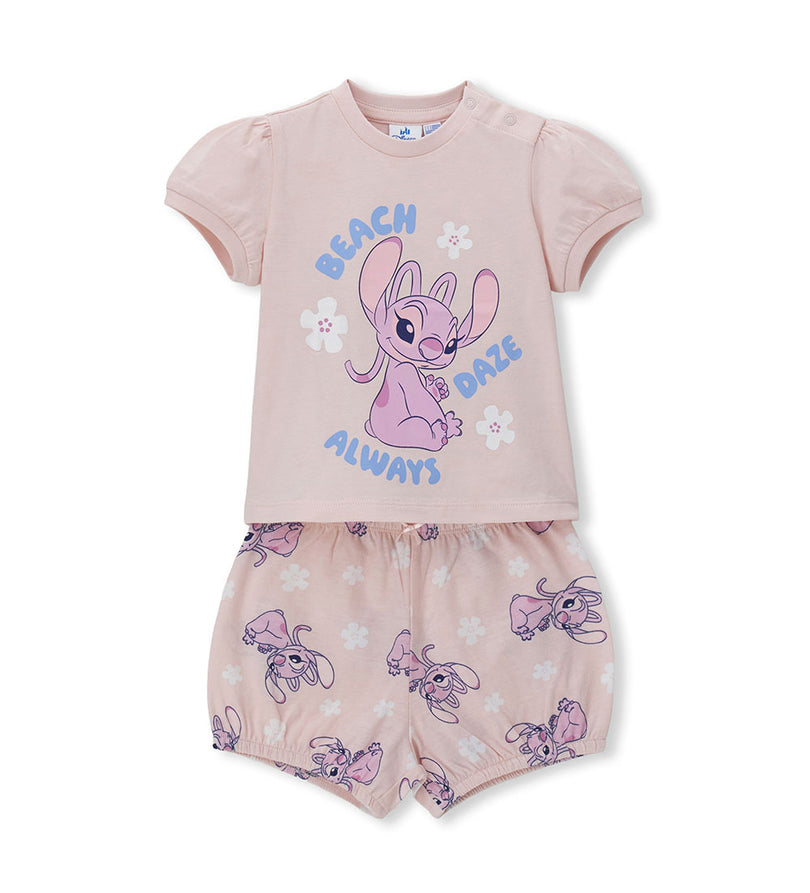 Girl - Stitch and Angel Pajamas 9 - 12 M Blue