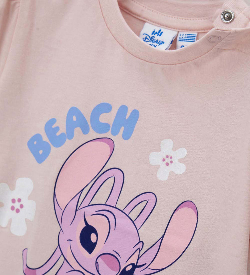 Girl - Stitch and Angel Pajamas 9 - 12 M Blue