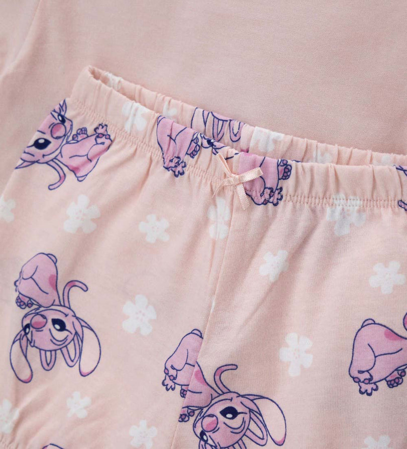 Girl - Stitch and Angel Pajamas 9 - 12 M Blue